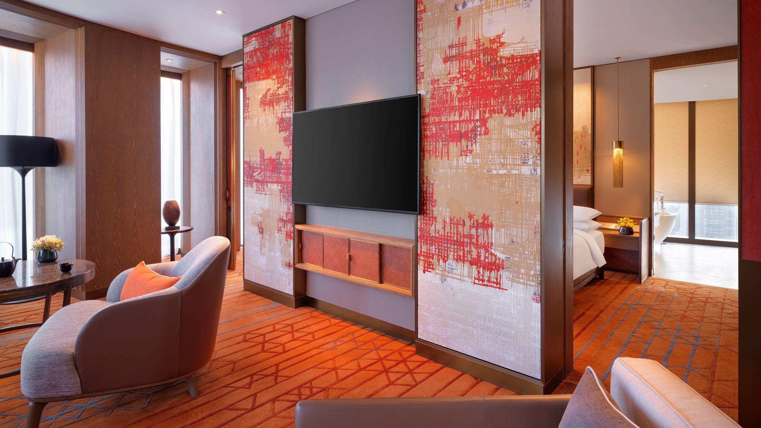 ホテル Grand Hyatt Xi'An 西安市 エクステリア 写真